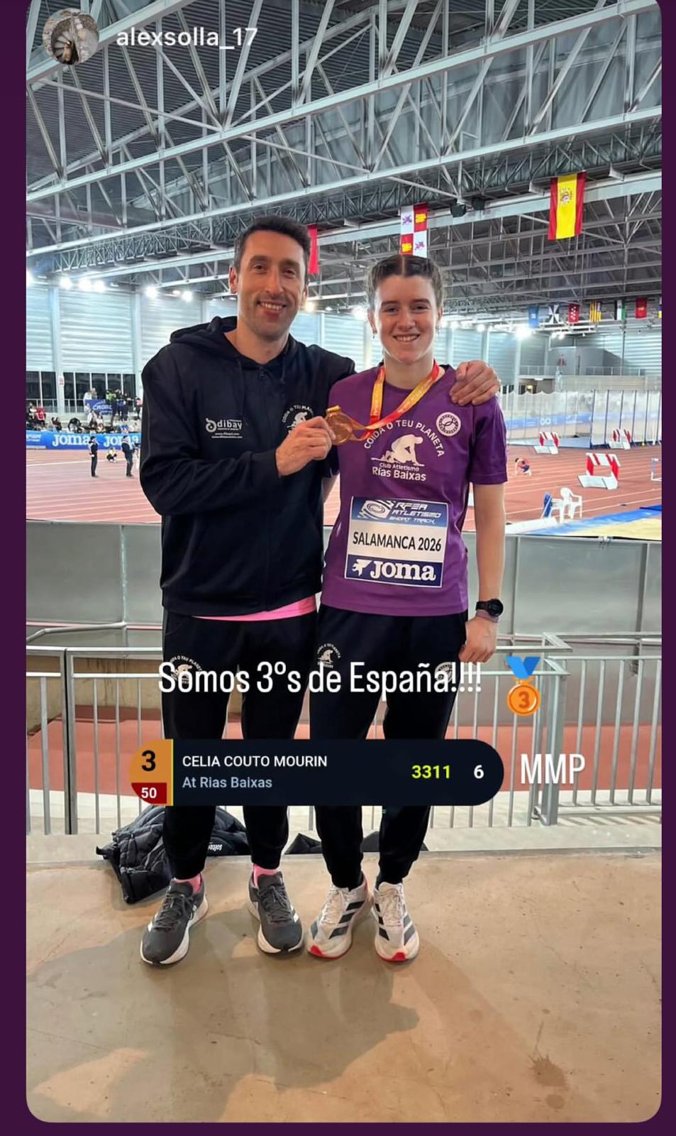 Celia Couto bronce en Salamanca U16